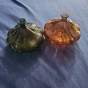 (2) Ikea glass vases.  Made in Poland.